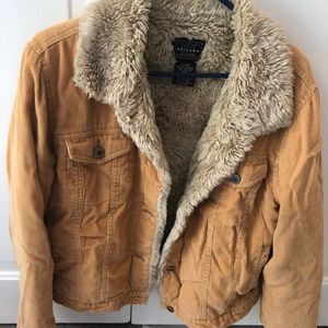 Tan Corduroy lined jacket